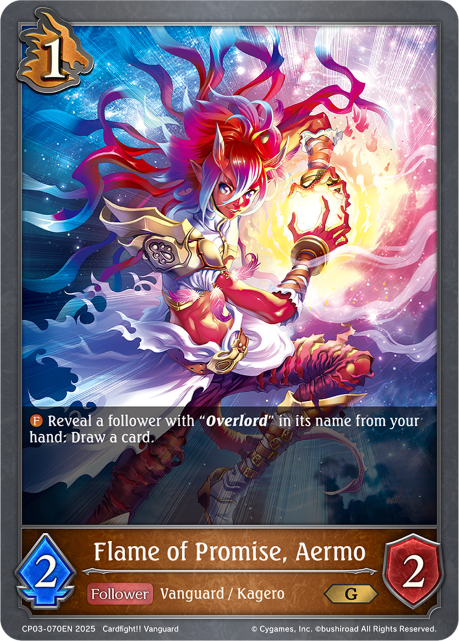 Flame of Promise, Aermo
