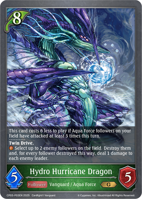 Hydro Hurricane Dragon 