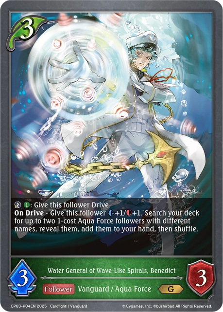 Water General of Wave-Like Spirals, Benedict 
