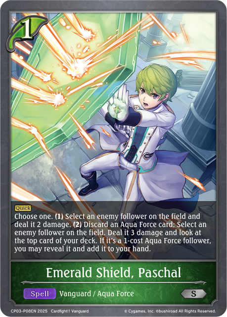 Emerald Shield, Paschal 