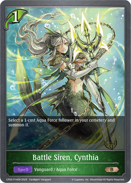 Battle Siren, Cynthia 