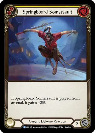 Springboard Somersault (Yellow)