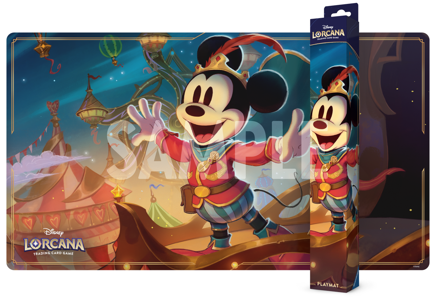 Disney Lorcana: Playmat Mickey Mouse Brave Little Prince Whispers in the Well