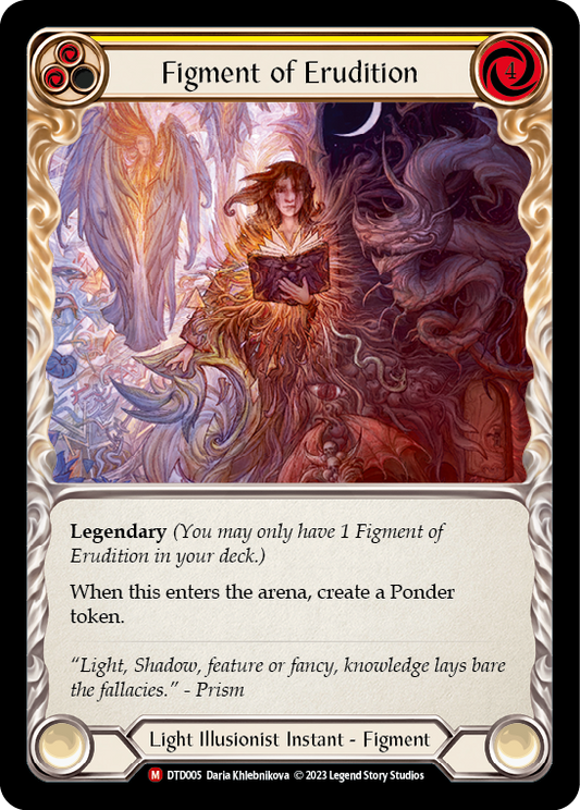 Figment of Erudition (Yellow) // Suraya, Archangel of Erudition