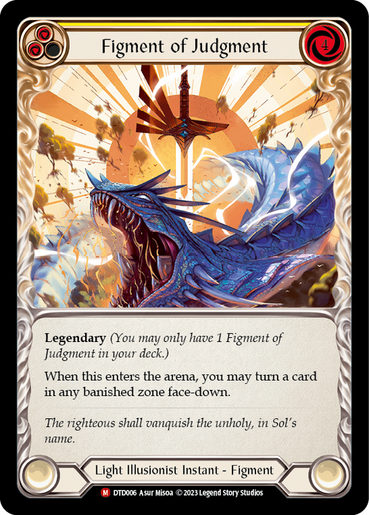 Figment of Judgment (Yellow) // Themis, Archangel of Judgment