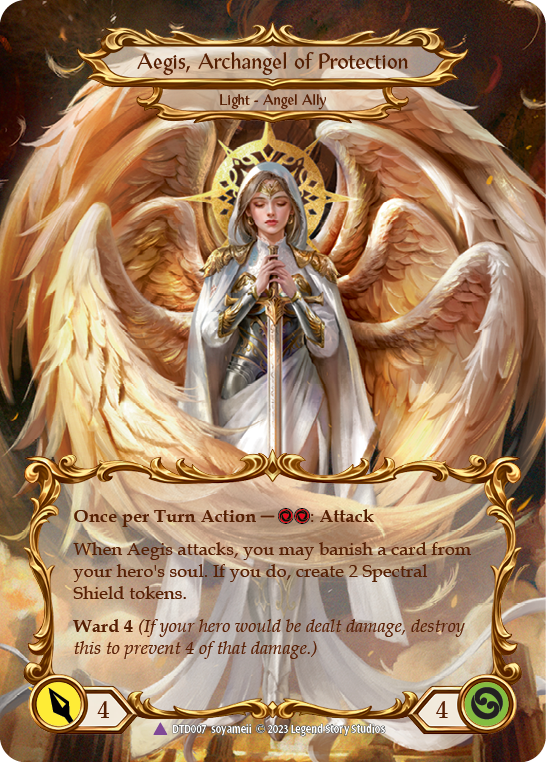 Figment of Protection (Yellow) // Aegis, Archangel of Protection