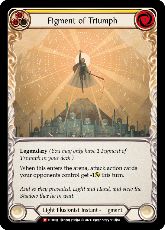 Figment of Triumph (Yellow) // Victoria, Archangel of Triumph