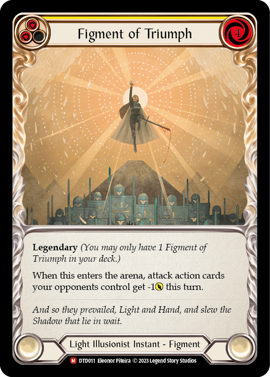 Figment of Triumph (Yellow) // Victoria, Archangel of Triumph