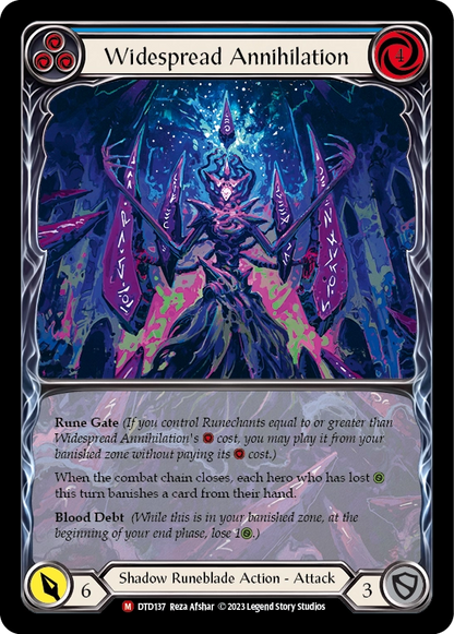 Widespread Annihilation (Blue)