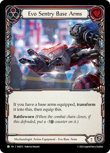 Bras de base Evo Sentry (rouge)