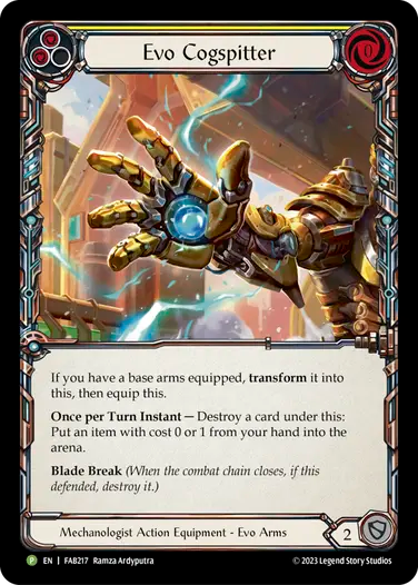 Evo Cogspitter (Yellow)