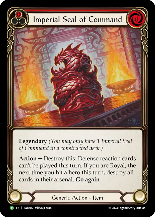 Sceau impérial de commandement