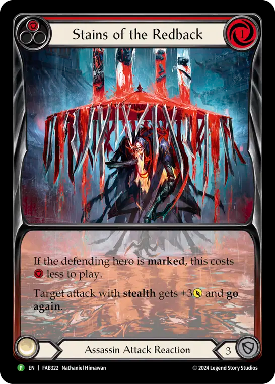 Stains of the Redback (Red)