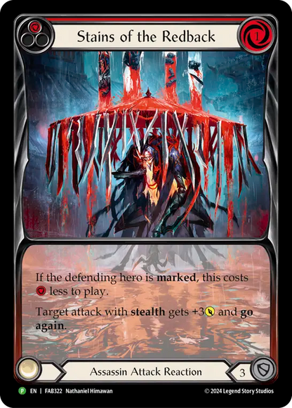 Stains of the Redback (Red)