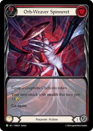 Orb-Weaver Spinneret (Red)