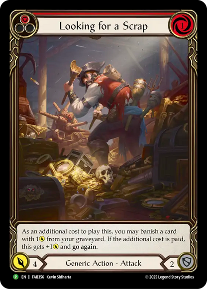 Looking for a Scrap (Red)