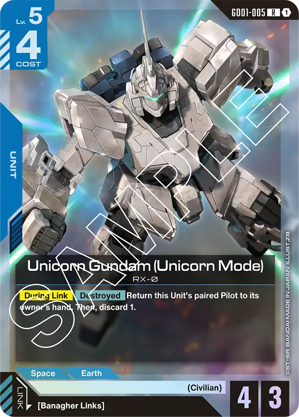 Unicorn Gundam Unicorn Mode