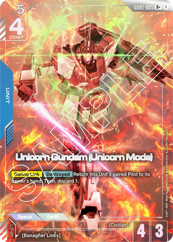 Unicorn Gundam Unicorn Mode 