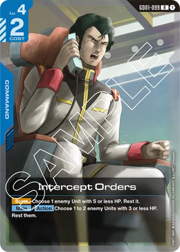 Intercept Orders