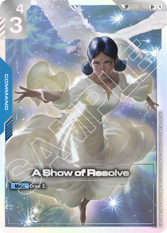 A Show of Resolve  
