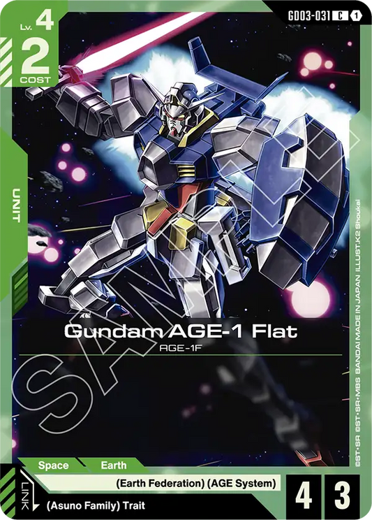 Gundam AGE 1 Flat