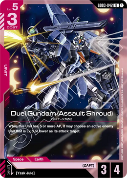 Duel Gundam Assault Shroud GD03 042