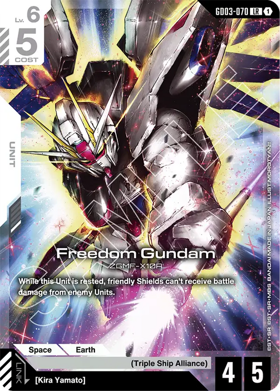 Freedom Gundam GD03 070