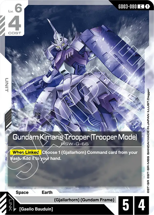 Gundam Kimaris Trooper Trooper Mode