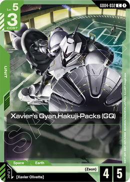 Xaviers Gyan Hakuji Packs GQ