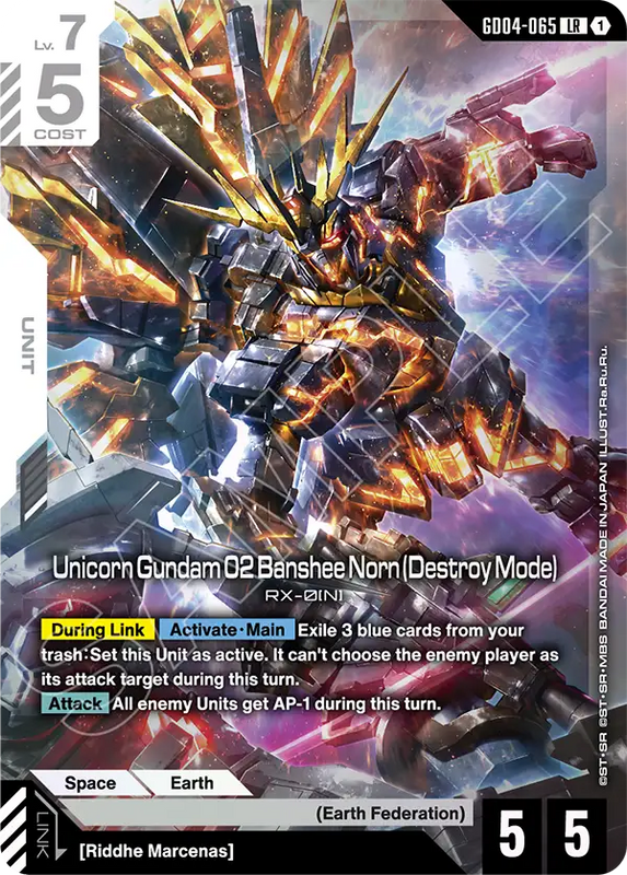 Unicorn Gundam 02 Banshee Norn Destroy Mode