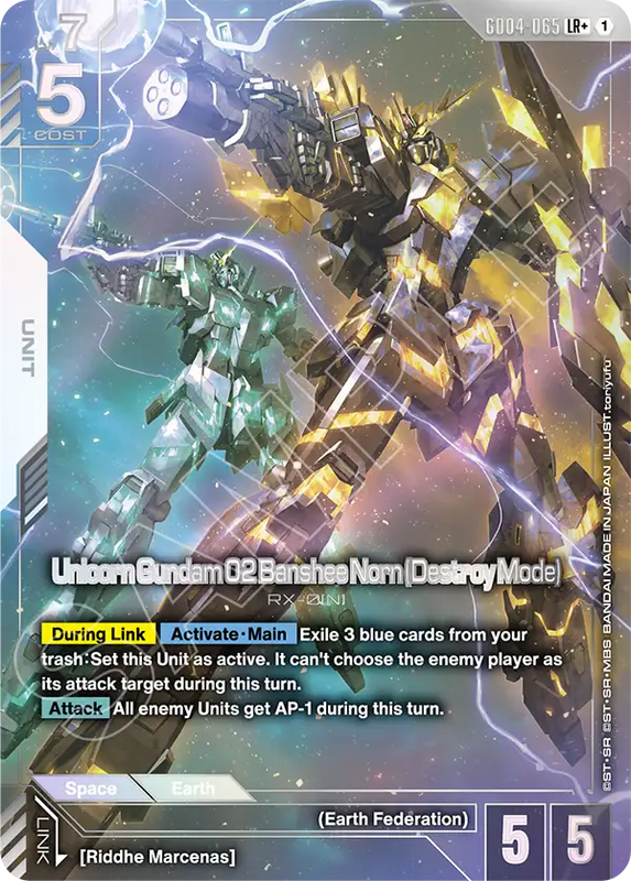 Unicorn Gundam 02 Banshee Norn Destroy Mode 