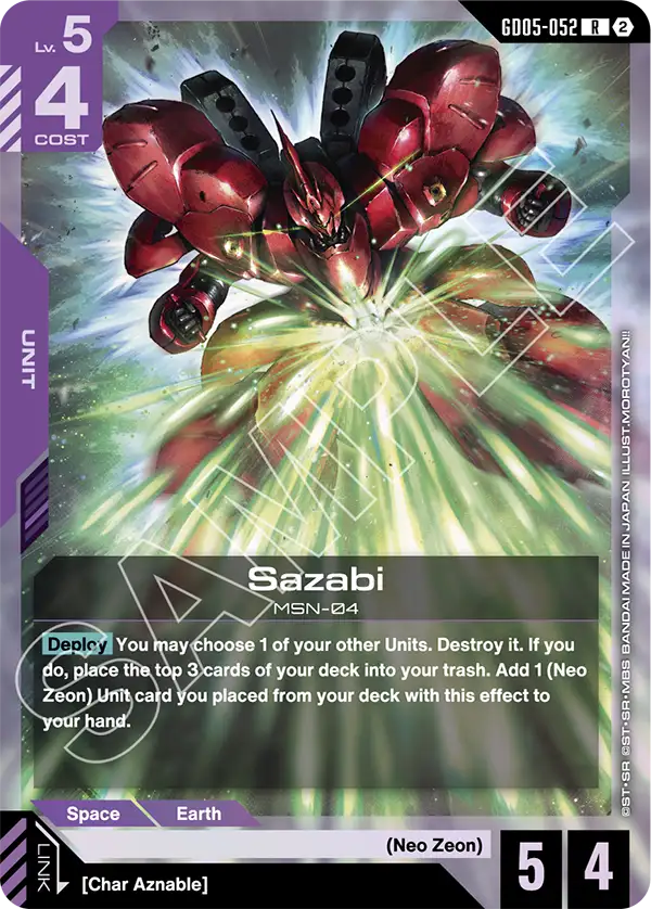 Sazabi GD05 052 GD05-052