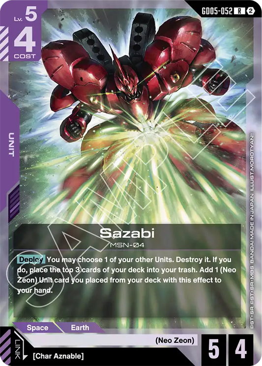 Sazabi GD05 052 GD05-052