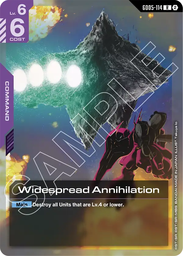 Widespread Annihilation GD05-114