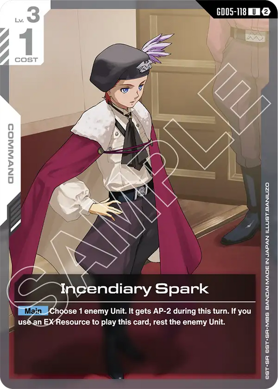 Incendiary Spark GD05-118