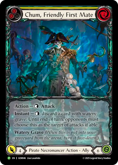 チャム、フレンドリーな一等航海士