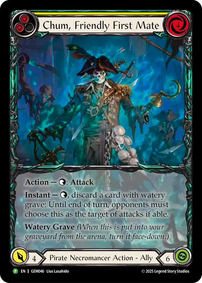 チャム、フレンドリーな一等航海士