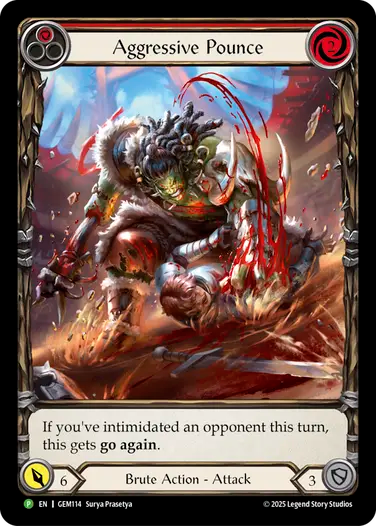 Aggressive Pounce (Red)