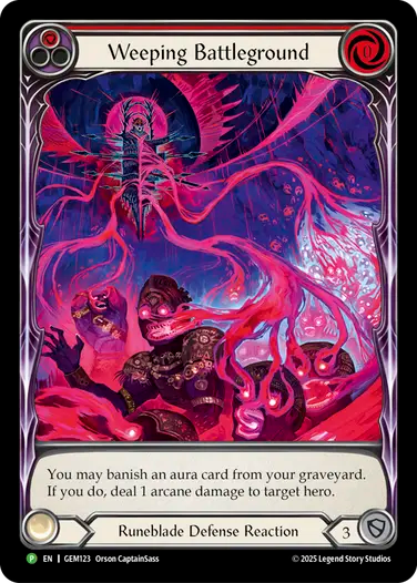 Weeping Battleground (Red)