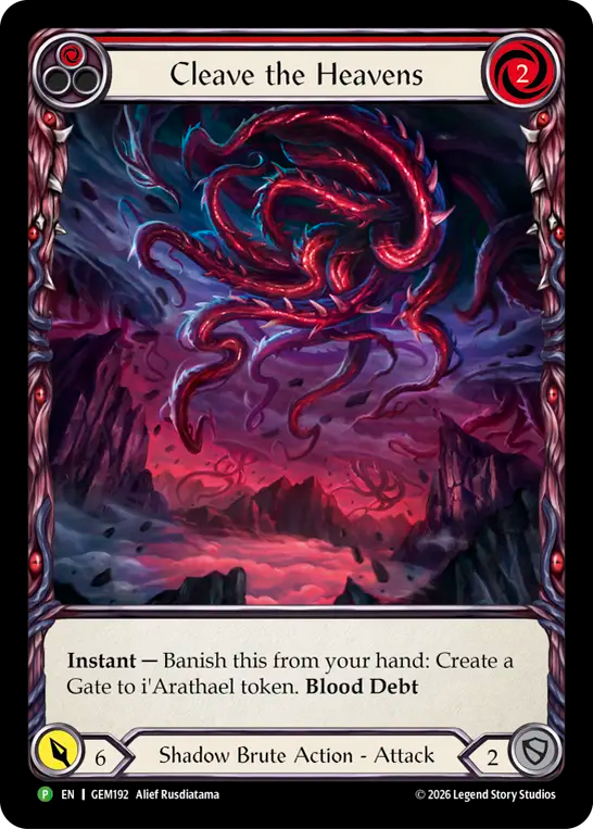Cleave the Heavens (Red)