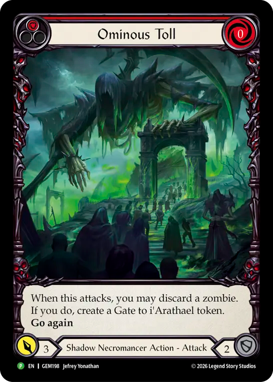Ominous Toll (Red)