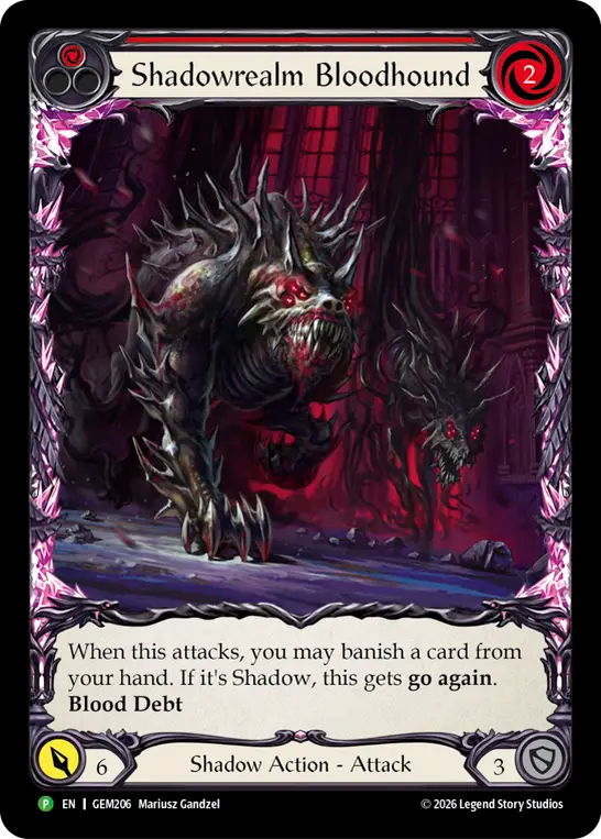Shadowrealm Bloodhound (Red)