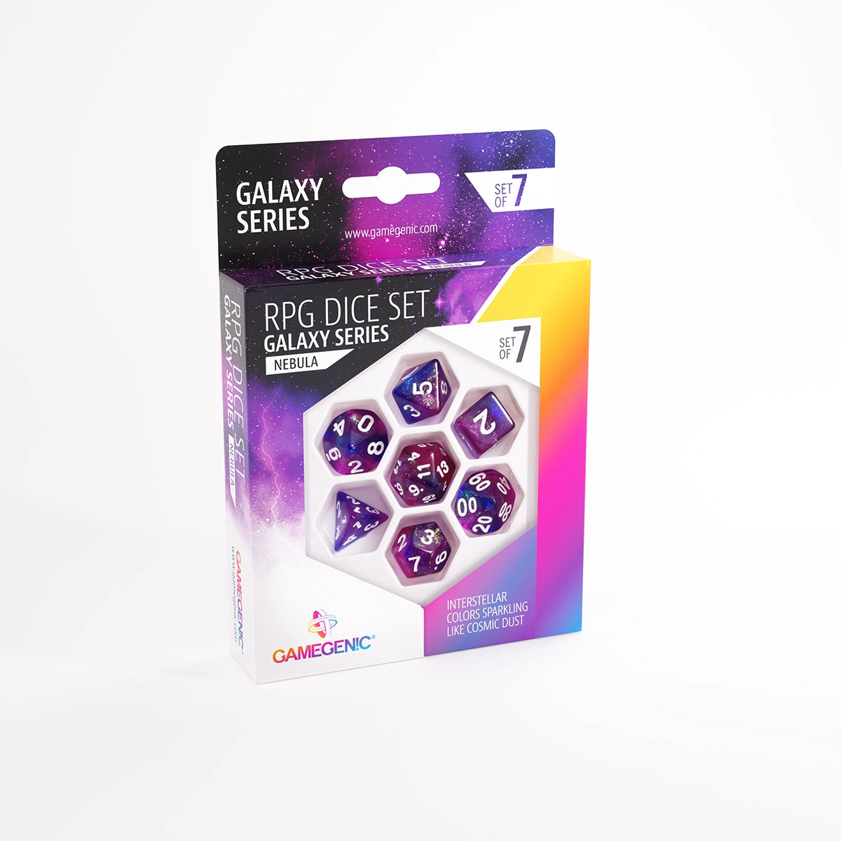 Gamegenic Galaxy Series RPG Dice Set (of 7)