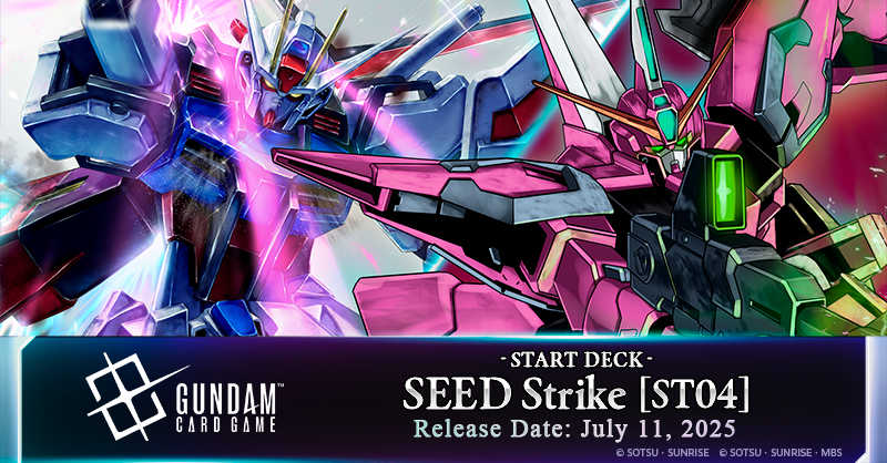 Jeu de cartes Gundam - Deck de démarrage (ST04) SEED Strike