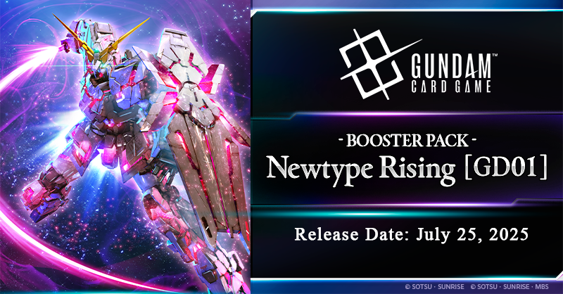 Jeu de cartes Gundam - Booster Newtype Rising (GD01)