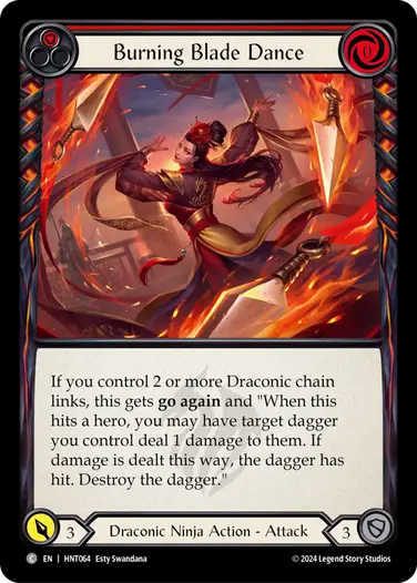 Burning Blade Dance (Red)