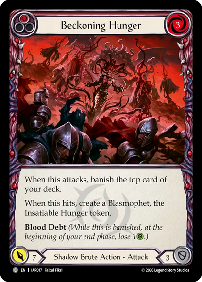 Beckoning Hunger (Red)