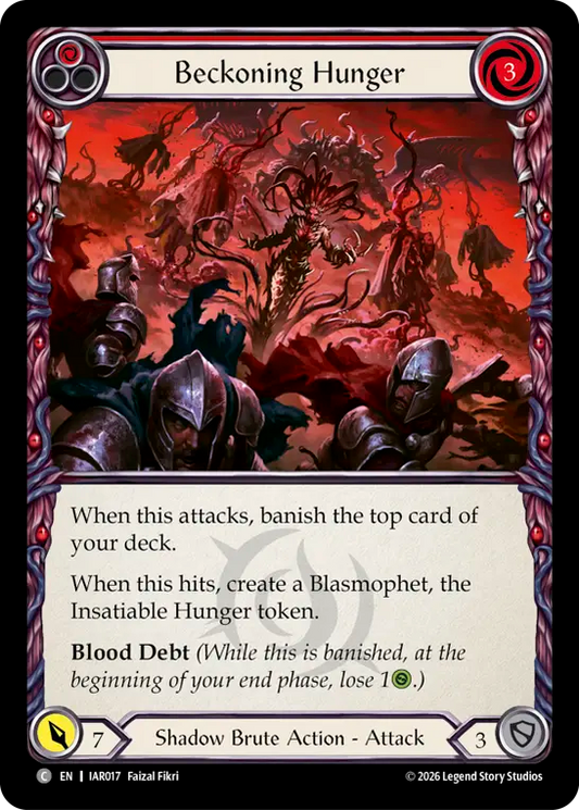 Beckoning Hunger (Red)