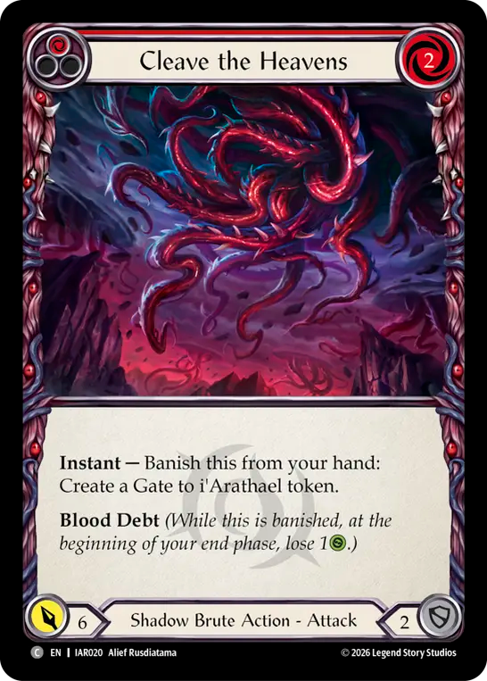 Cleave the Heavens (Red)