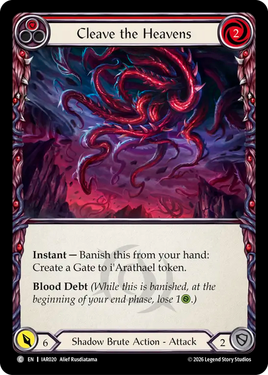 Cleave the Heavens (Red)